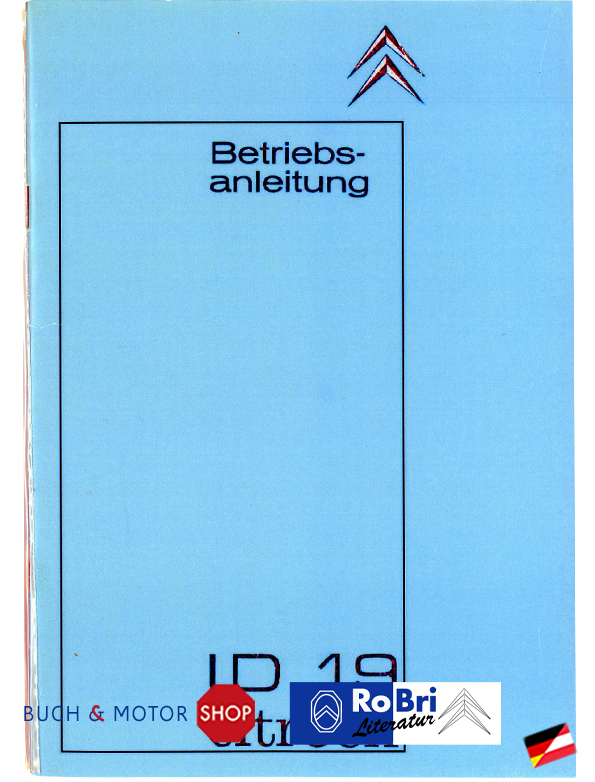 Citroën D Betriebsanleitung 1964 ID